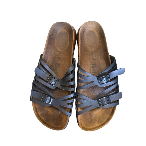 Birkenstock Shoes - Betula by Birkenstock Granada Sandals Size 8.5 Black Double Buckle Boho Gorpcore